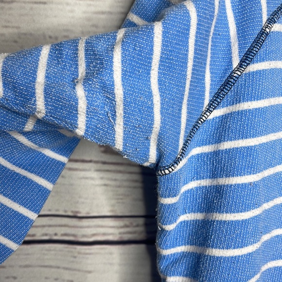 Columbia Blue White Striped Hoodie Pullover Sz Medium! - Picture 6 of 9